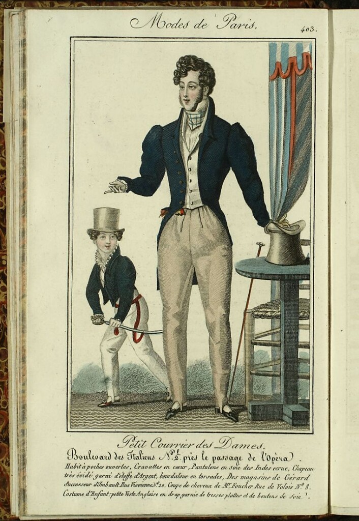 Miniatura de Petit Courrier des Dames : annonces des modes, des nouveautés et des arts del 25 de Julio de 1826.