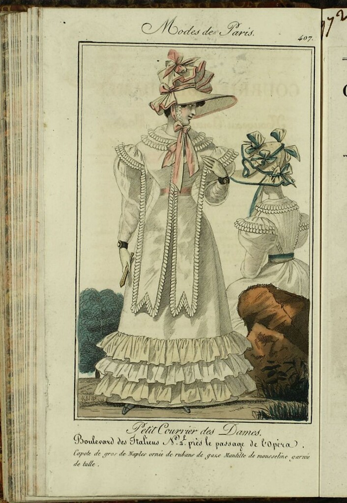 Miniatura de Petit Courrier des Dames : annonces des modes, des nouveautés et des arts del 15 de Agosto de 1826.