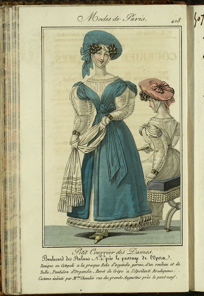 Miniatura de Petit Courrier des Dames : annonces des modes, des nouveautés et des arts del 20 de Agosto de 1826.