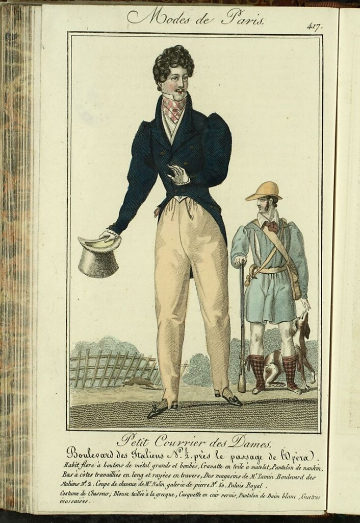 Miniatura de Petit Courrier Des Dames del 25 de septiembre de 1826.