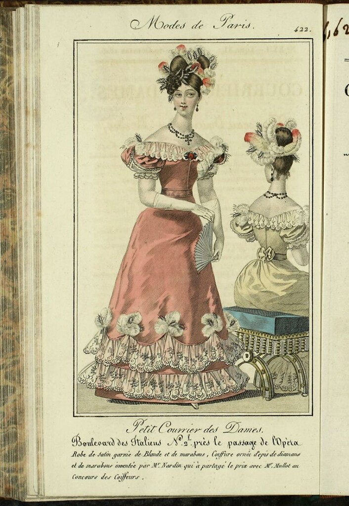 Miniatura de Petit Courrier des Dames : annonces des modes, des nouveautés et des arts del 20 de Octubre de 1826.