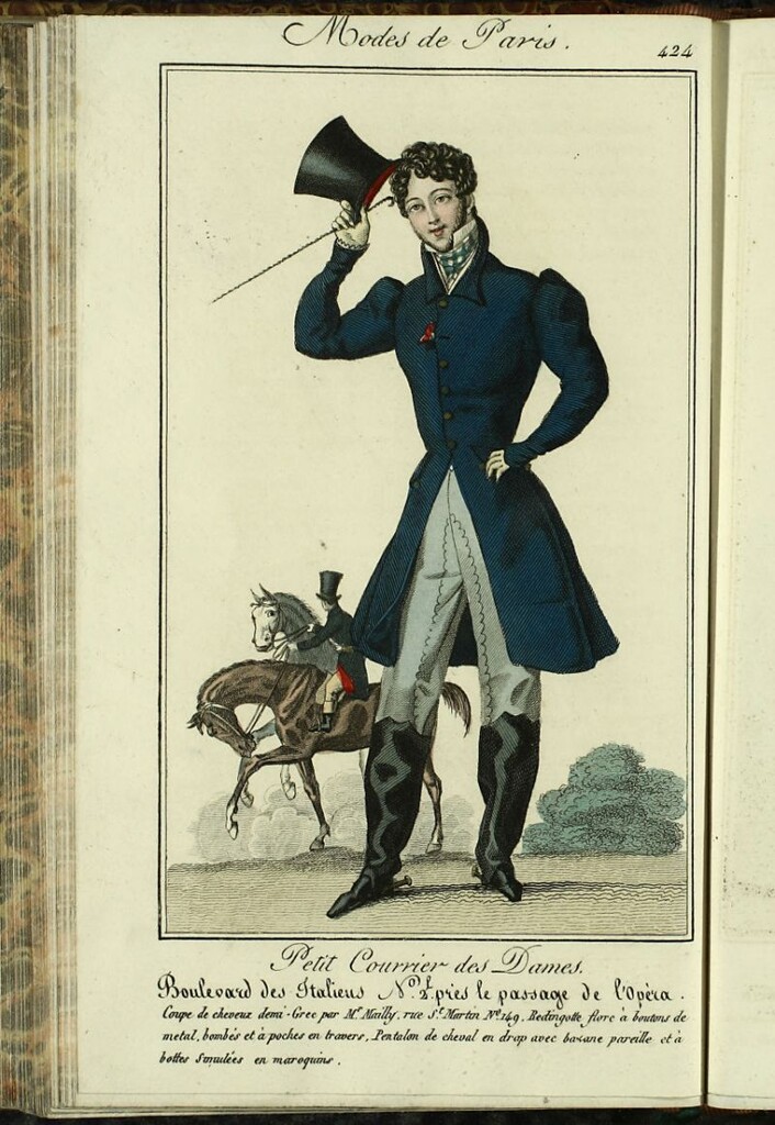 Miniatura de Petit Courrier des Dames : annonces des modes, des nouveautés et des arts del 25 de Octubre de 1826.