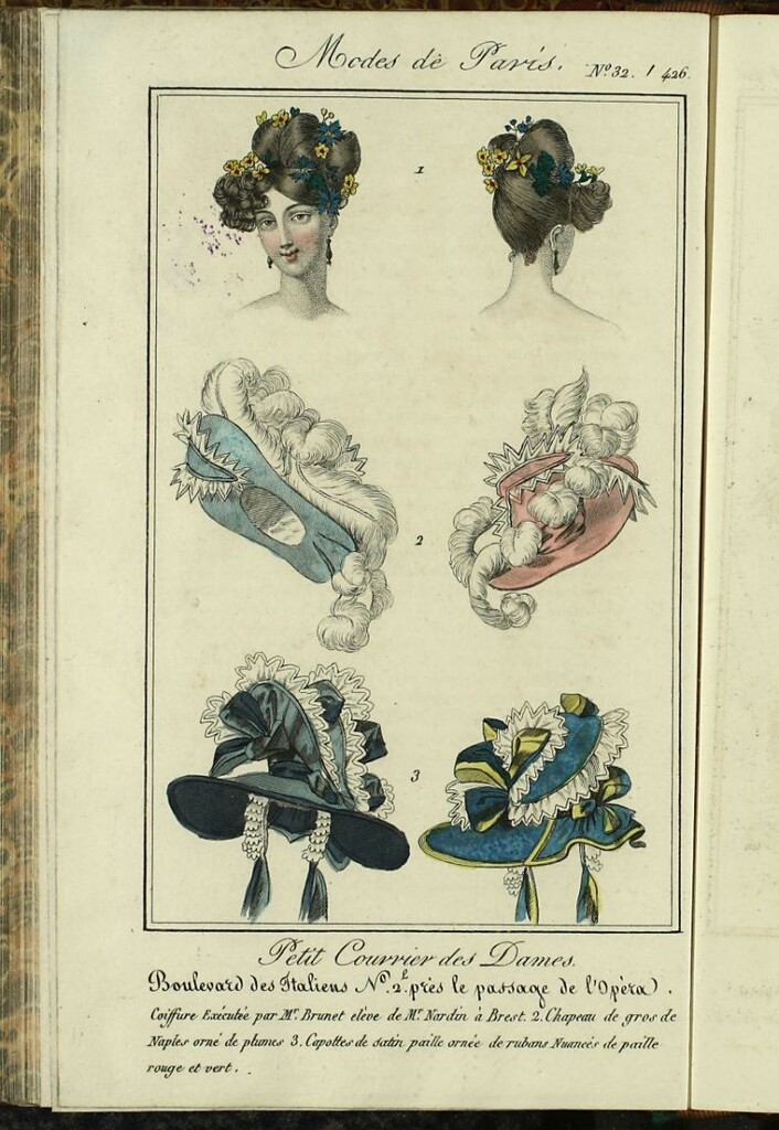 Miniatura de Petit Courrier des Dames : annonces des modes, des nouveautés et des arts del 30 de Octubre de 1826.