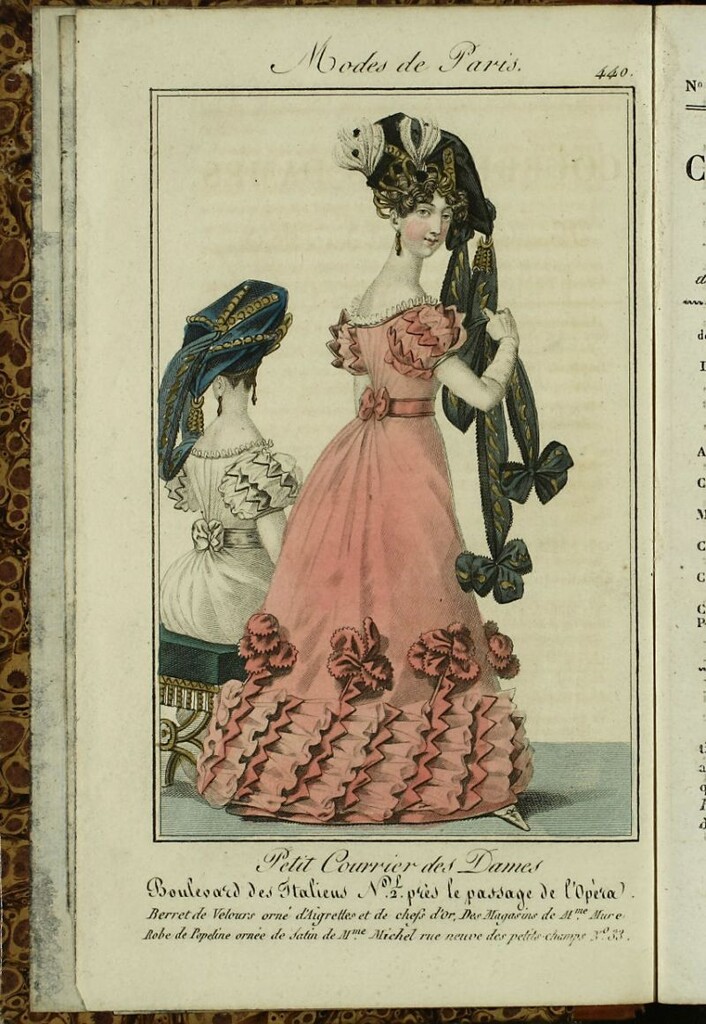Miniatura de Petit Courrier des Dames : annonces des modes, des nouveautés et des arts del 5 de Enero de 1827