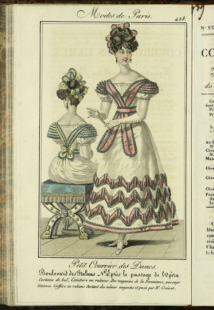 Miniatura de Petit Courrier Des Dames del 15 de noviembre de 1826.