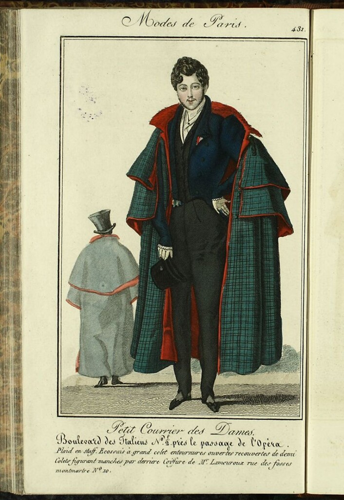 Miniatura de Petit Courrier Des Dames del 25 de noviembre de 1826.