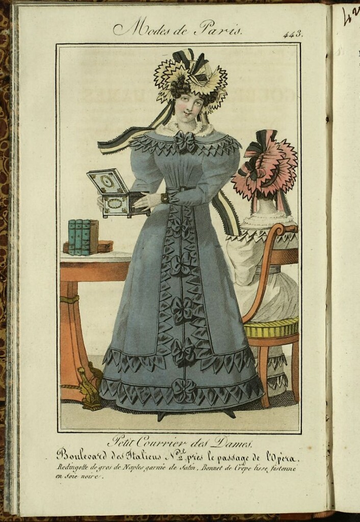 Miniatura de Petit Courrier des Dames : annonces des modes, des nouveautés et des arts del 20 de Enero de 1827
