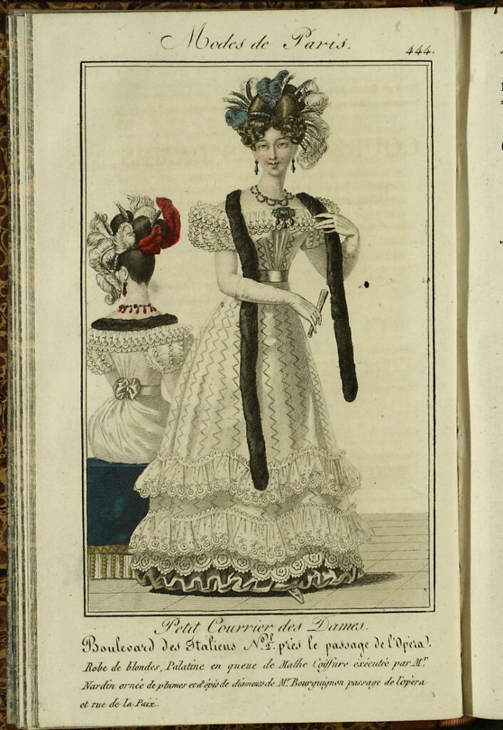 Miniatura de Petit Courrier des Dames : annonces des modes, des nouveautés et des arts del 25 de Enero de 1827
