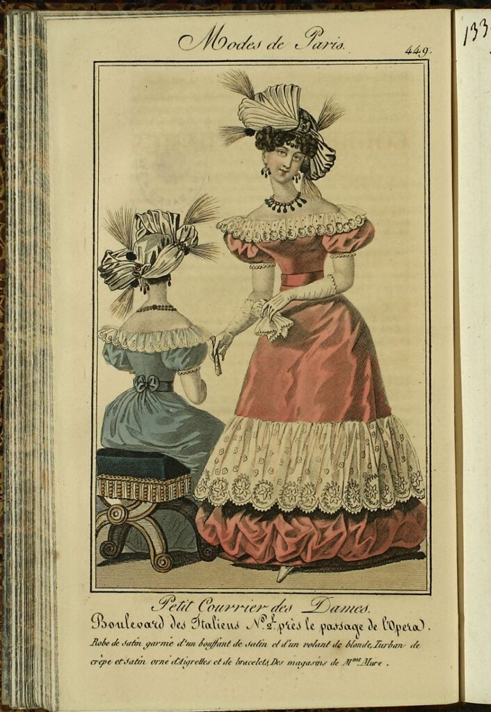 Miniatura de Petit Courrier des Dames : annonces des modes, des nouveautés et des arts del 15 de Febrero de 1827