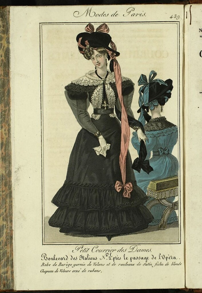Miniatura de Petit Courrier Des Dames del 31 de diciembre de 1826.