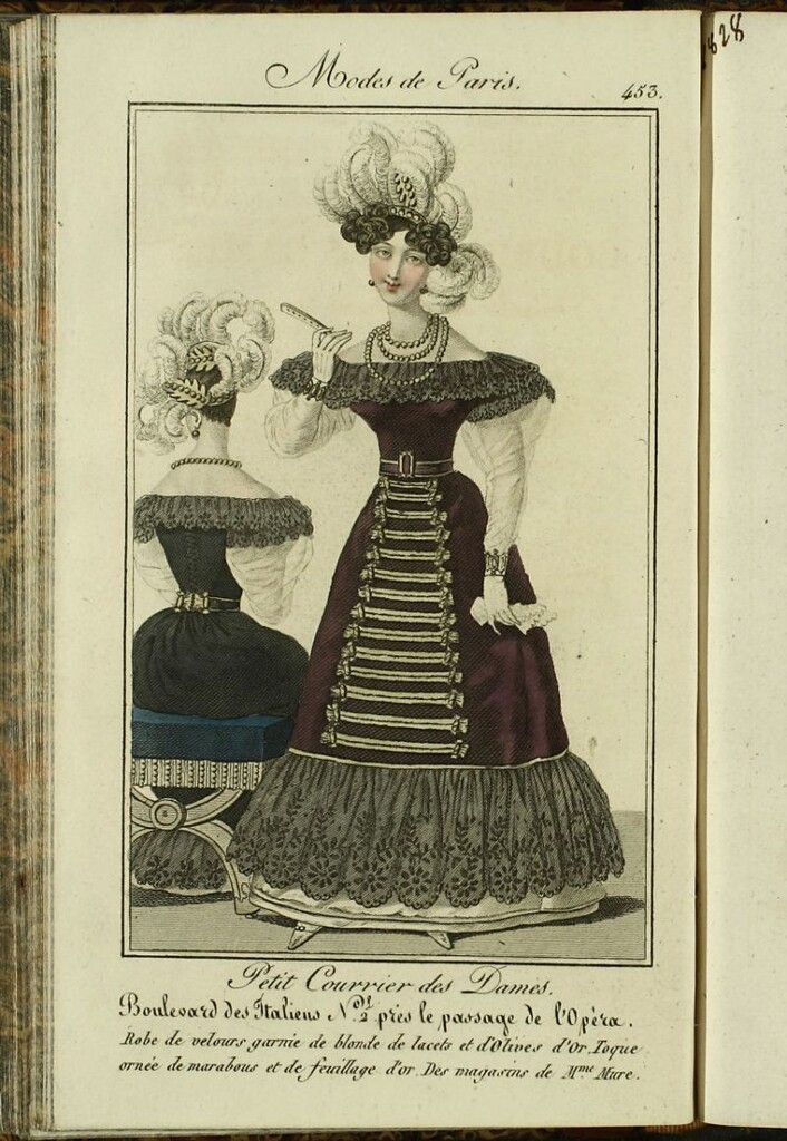 Miniatura de Petit Courrier des Dames : annonces des modes, des nouveautés et des arts del 28 de Febrero de 1827