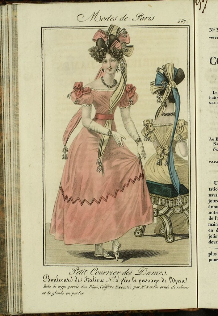 Miniatura de Petit Courrier des Dames : annonces des modes, des nouveautés et des arts del 20 de Marzo de 1827