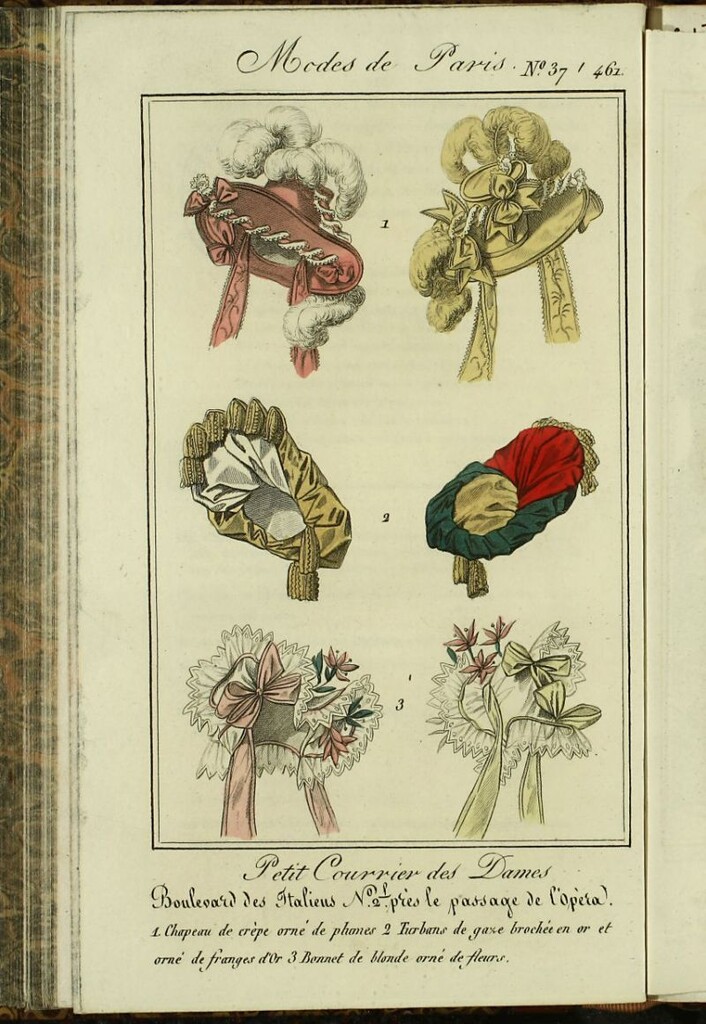 Miniatura de Petit Courrier des Dames : annonces des modes, des nouveautés et des arts del 5 de Abril de 1827