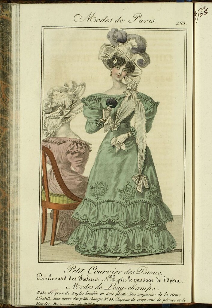 Miniatura de Petit Courrier des Dames : annonces des modes, des nouveautés et des arts del 15 de Abril de 1827