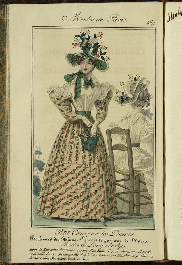 Miniatura de Petit Courrier des Dames : annonces des modes, des nouveautés et des arts del 10 de Mayo de 1827