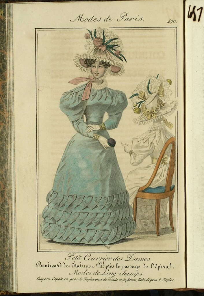Miniatura de Petit Courrier des Dames : annonces des modes, des nouveautés et des arts del 15 de Mayo de 1827