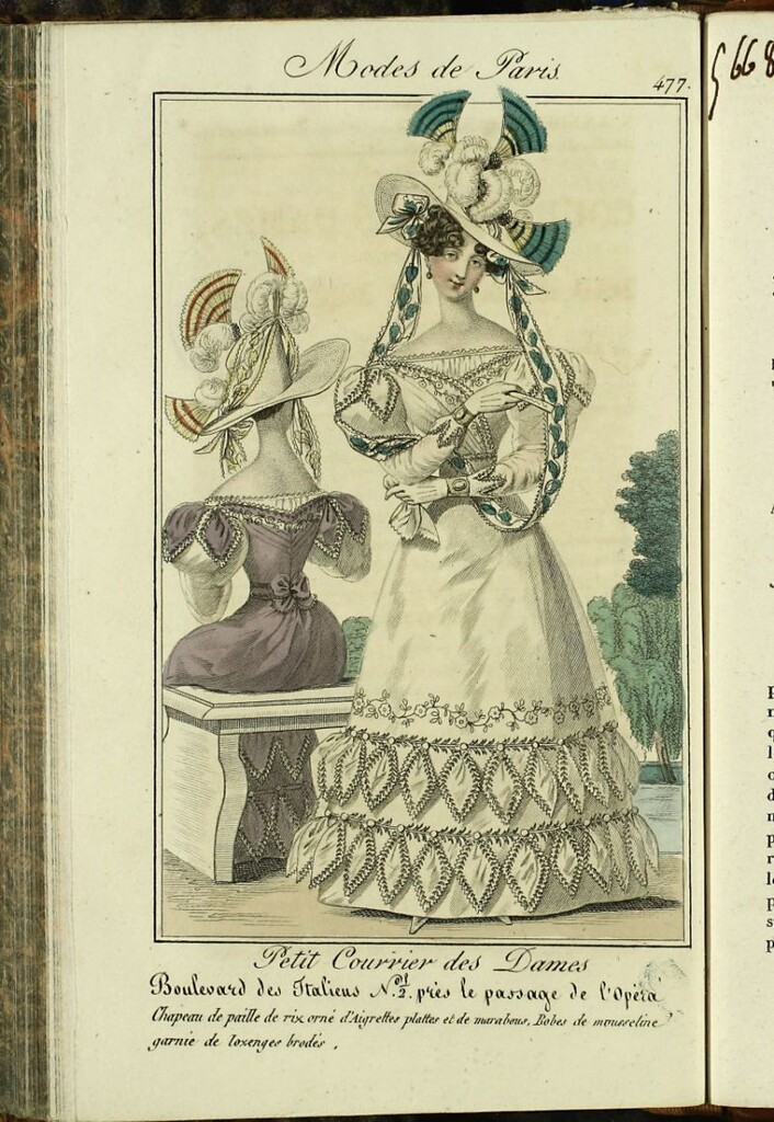 Miniatura de Petit Courrier des Dames : annonces des modes, des nouveautés et des arts del 15 de Junio de 1827