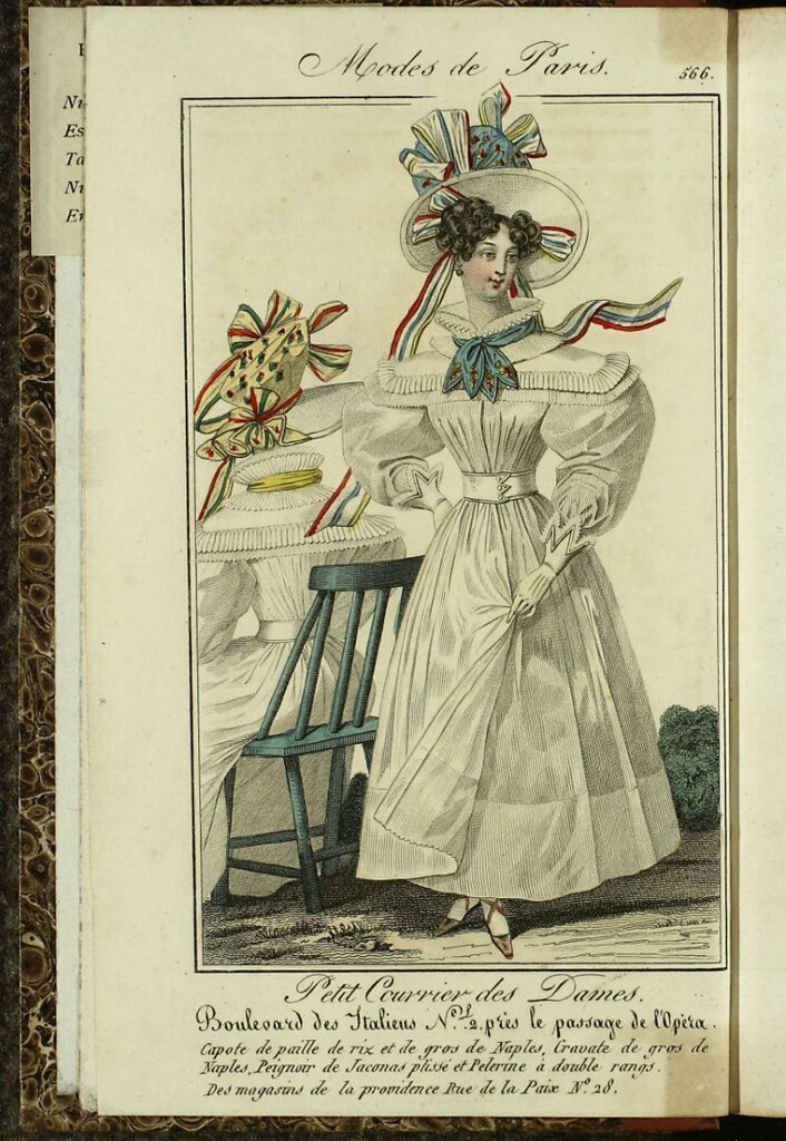 Miniatura de Petit Courrier des Dames : annonces des modes, des nouveautés et des arts del 5 de Julio de 1828