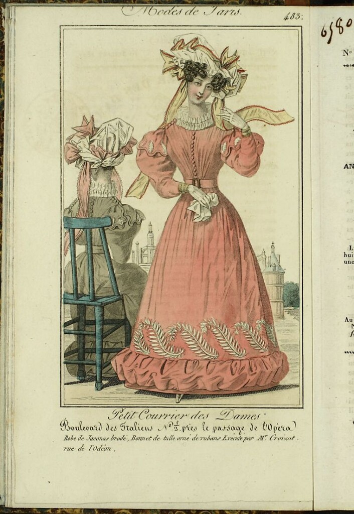 Miniatura de Petit Courrier des Dames : annonces des modes, des nouveautés et des arts del 10 de Julio de 1827