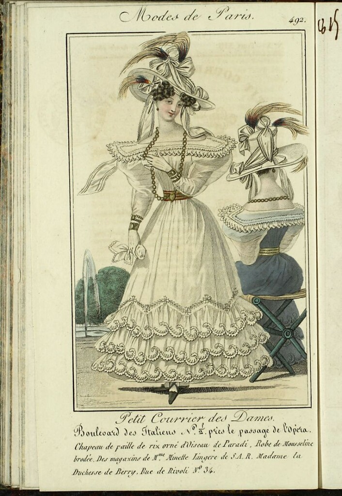 Miniatura de Petit Courrier des Dames : annonces des modes, des nouveautés et des arts del 20 de Agosto de 1827