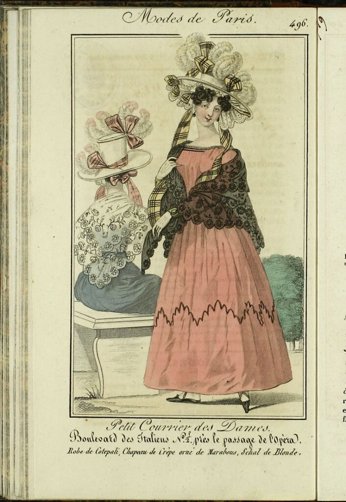 Miniatura de Petit Courrier Des Dames del 5 de septiembre de 1827