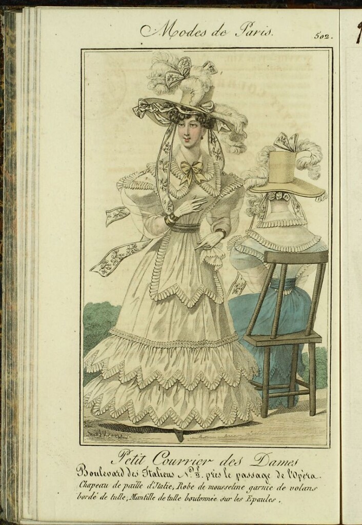 Miniatura de Petit Courrier Des Dames del 30 de septiembre de 1827