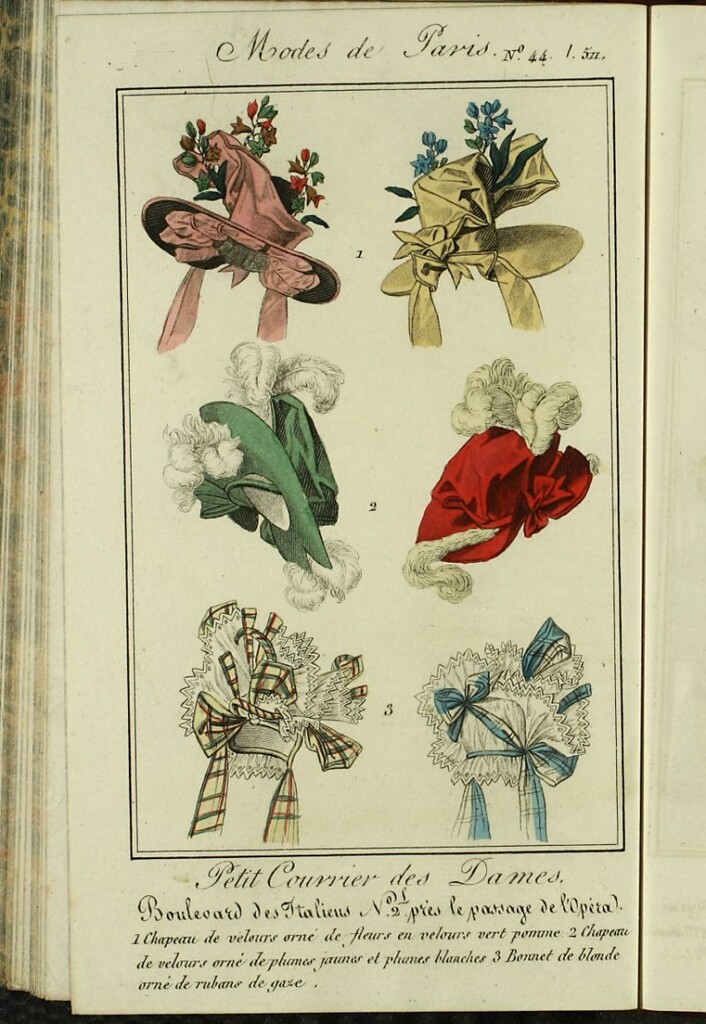 Miniatura de Petit Courrier Des Dames del 10 de noviembre de 1827