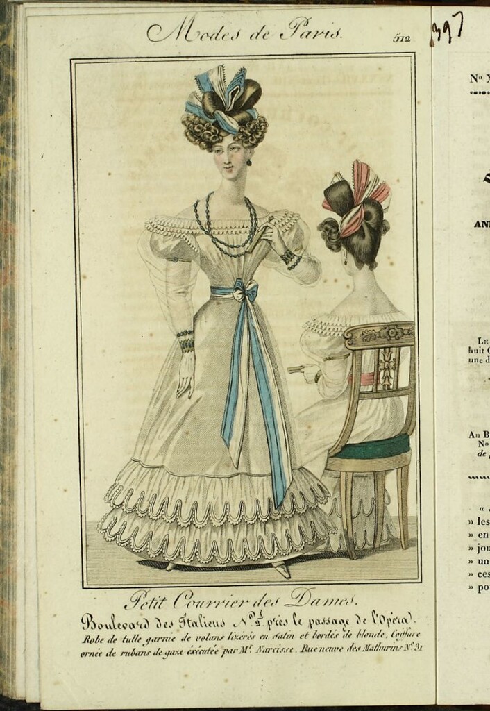 Miniatura de Petit Courrier Des Dames del 15 de noviembre de 1827