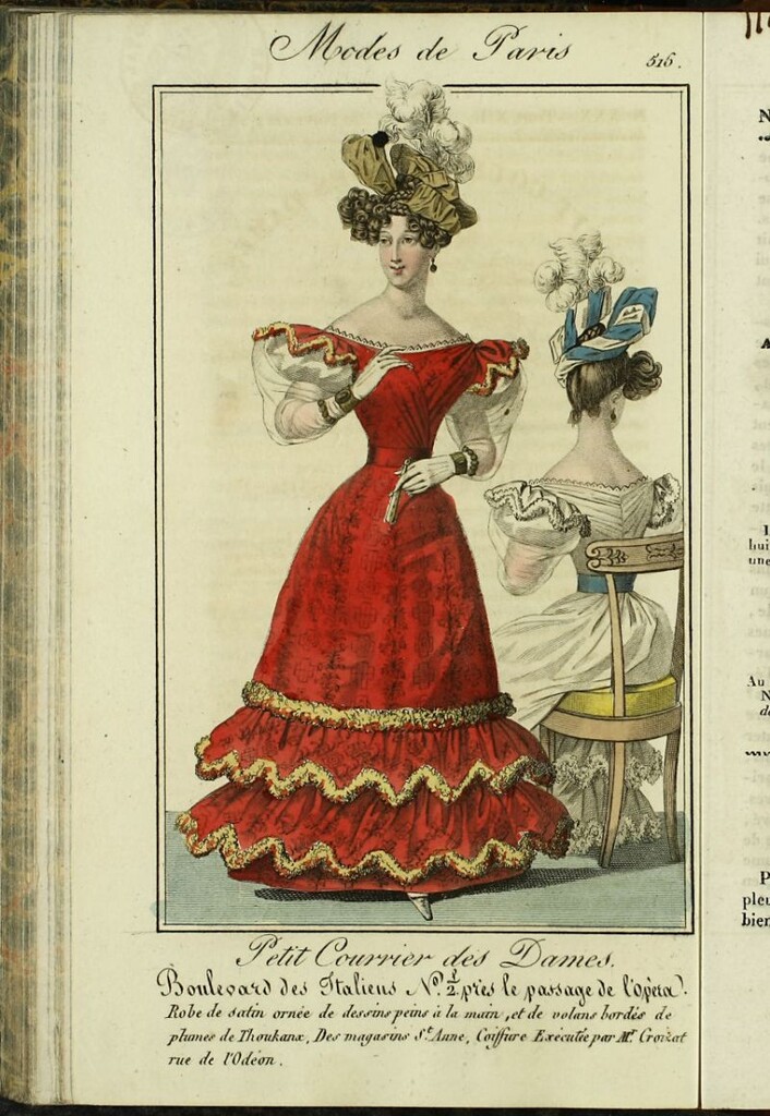 Miniatura de Petit Courrier Des Dames del 30 de noviembre de 1827