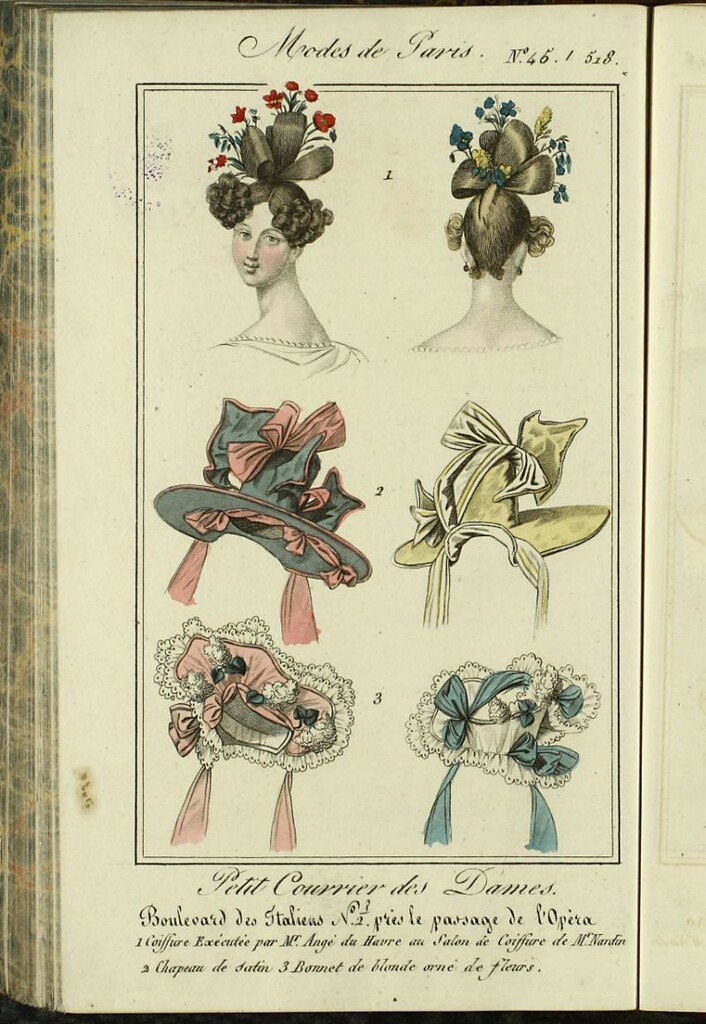 Miniatura de Petit Courrier Des Dames del 10 de diciembre de 1827