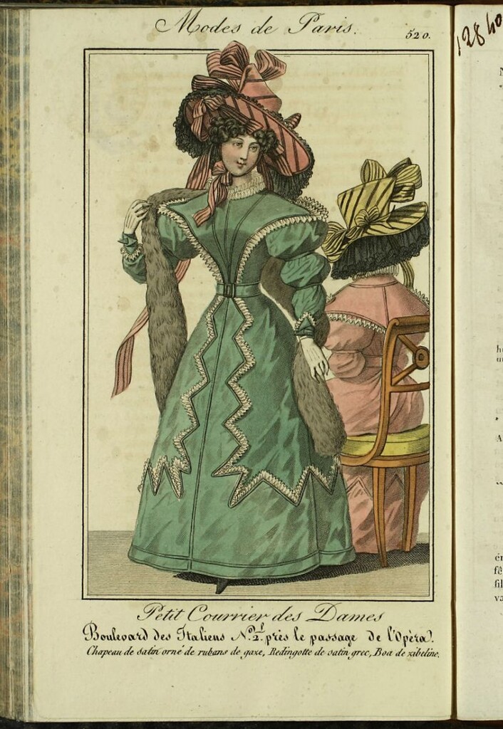 Miniatura de Petit Courrier Des Dames del 20 de diciembre de 1827