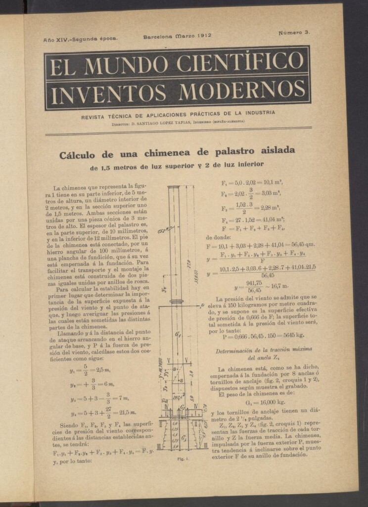 Miniatura de El Mundo Científico. Inventos Modernos de marzo de 1912