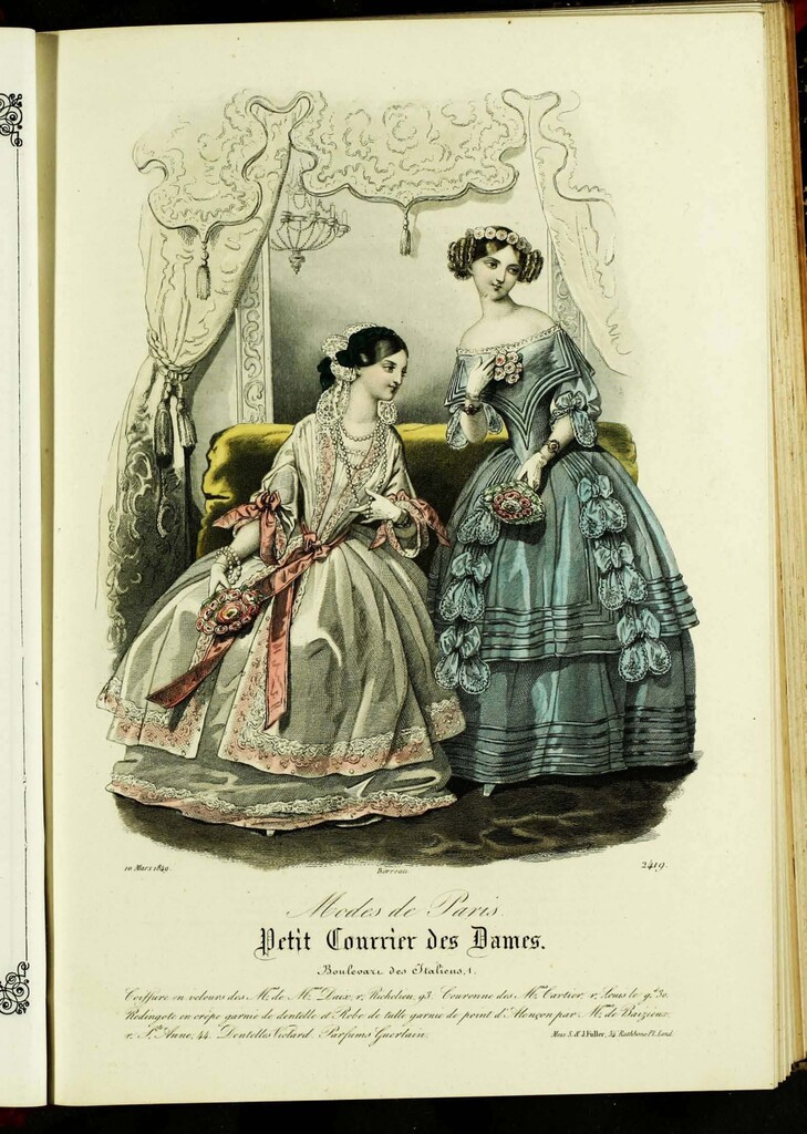Miniatura de Petit Courrier des Dames : annonces des modes, des nouveautés et des arts del 25 de Enero de 1849