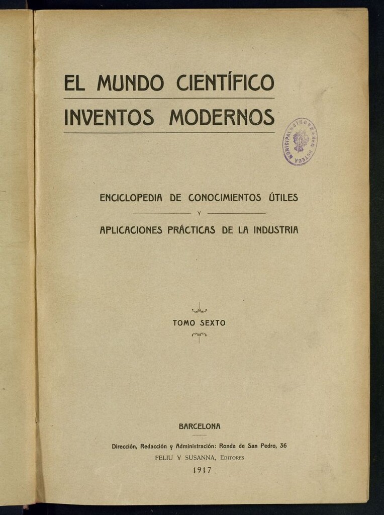 Miniatura de El Mundo Científico. Inventos Modernos de 1917