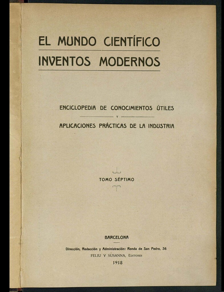 Miniatura de El Mundo Científico. Inventos Modernos de 1918