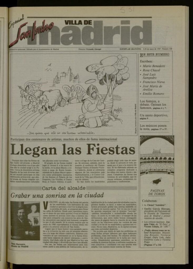 Miniatura de Villa de Madrid: informativo quincenal del 15 de mayo de 1987, nº 108