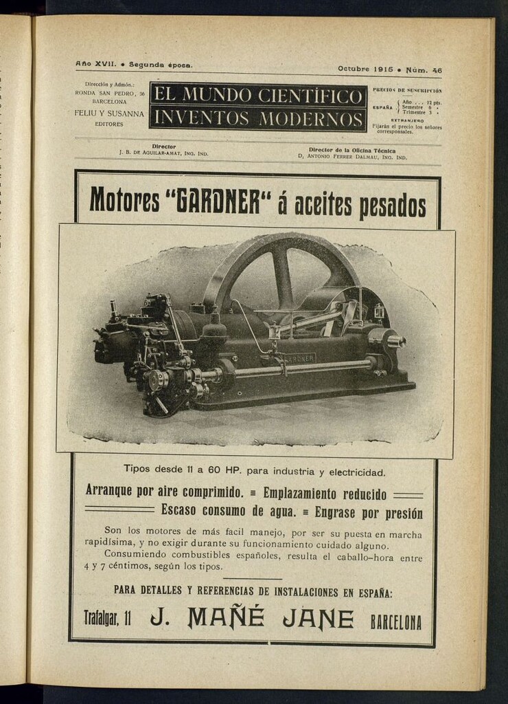 Miniatura de El Mundo Científico. Inventos Modernos de octubre de 1915