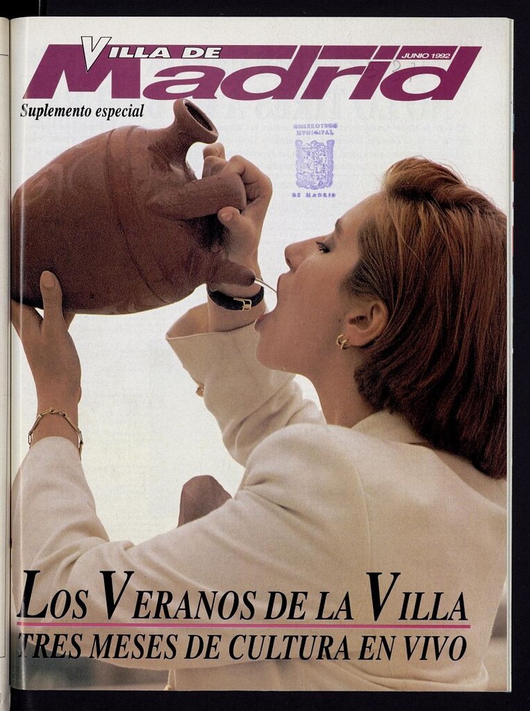 Miniatura de Villa de Madrid: informativo quincenal de junio de 1992. Suplemento Especial Villa de Madrid, Los Veranos de la Villa
