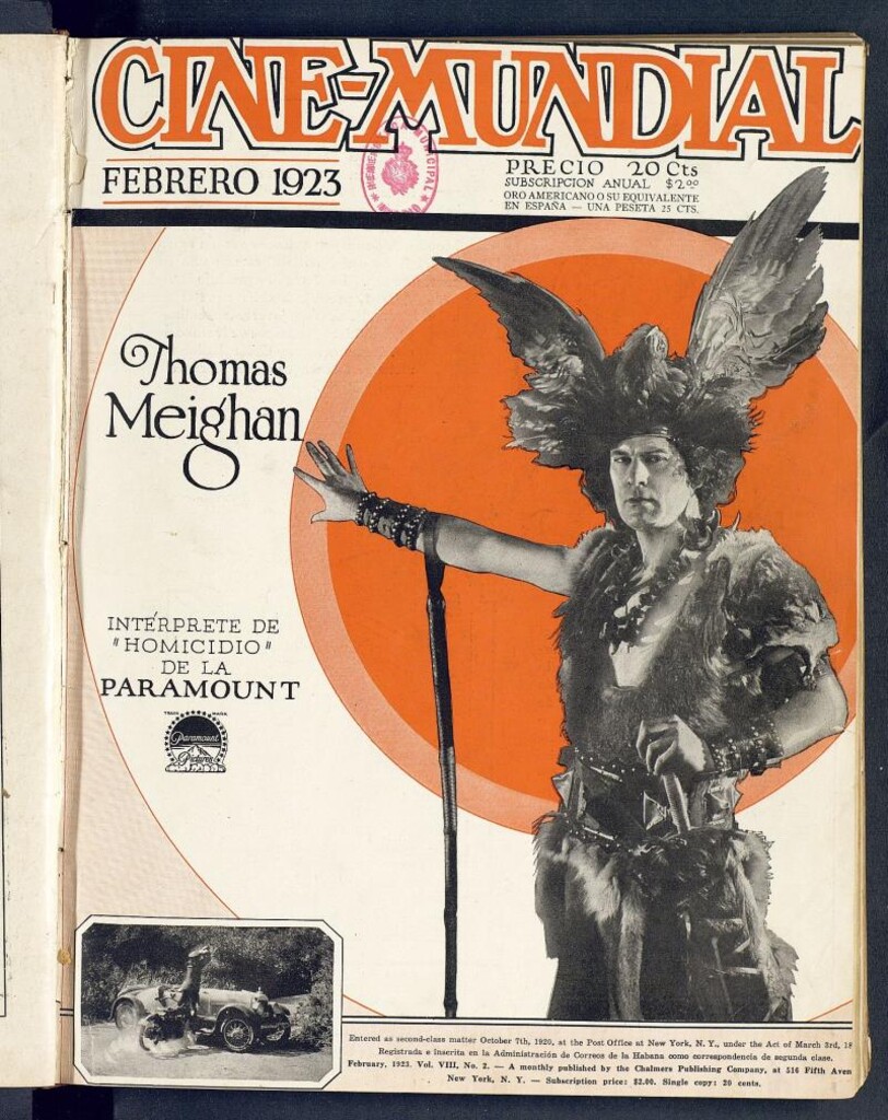 Miniatura de Cine Mundial, febrero de 1923