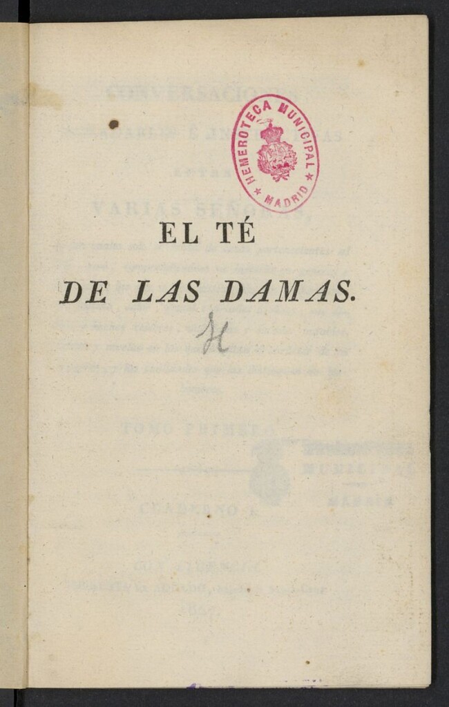 Miniatura de El Té de las Damas: conversaciones agradables e instructivas entre varias señoras