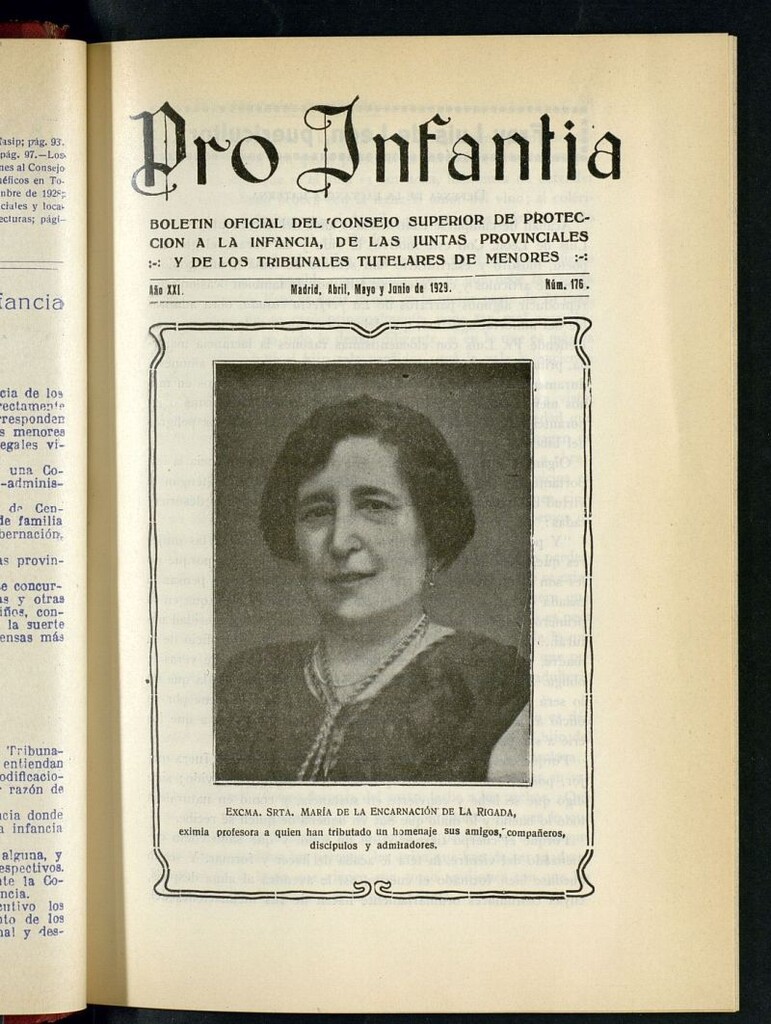Miniatura de Pro Infantia : boletín del Consejo Superior de Protección a la Infancia y Represión de la Mendicidad de abril-mayo-junio de 1929