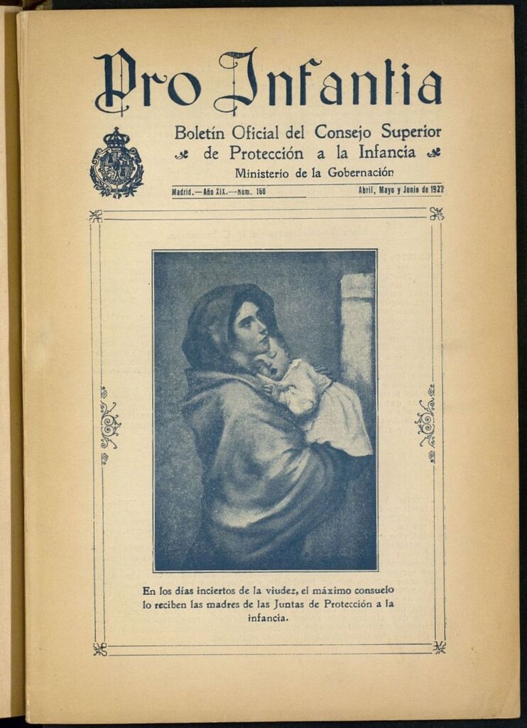Miniatura de Pro Infantia : boletín del Consejo Superior de Protección a la Infancia y Represión de la Mendicidad de abril, mayo y junio de 1927
