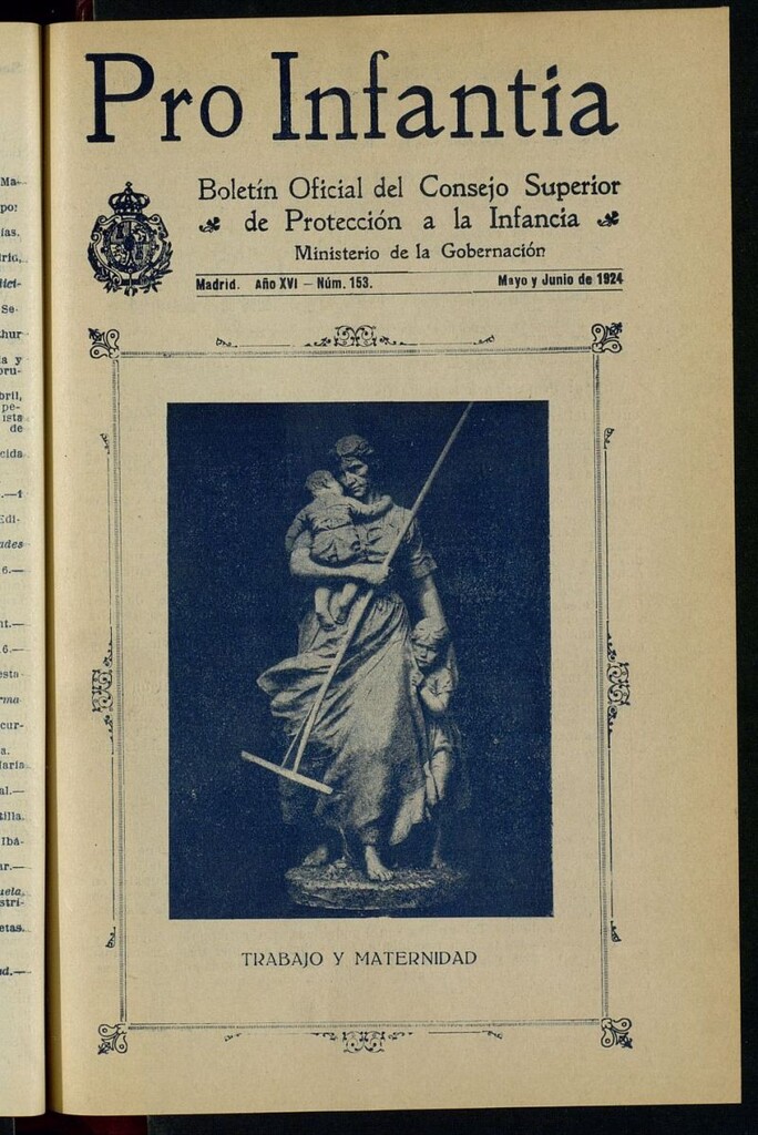 Miniatura de Pro Infantia : boletín del Consejo Superior de Protección a la Infancia y Represión de la Mendicidad de mayo y junio de 1924