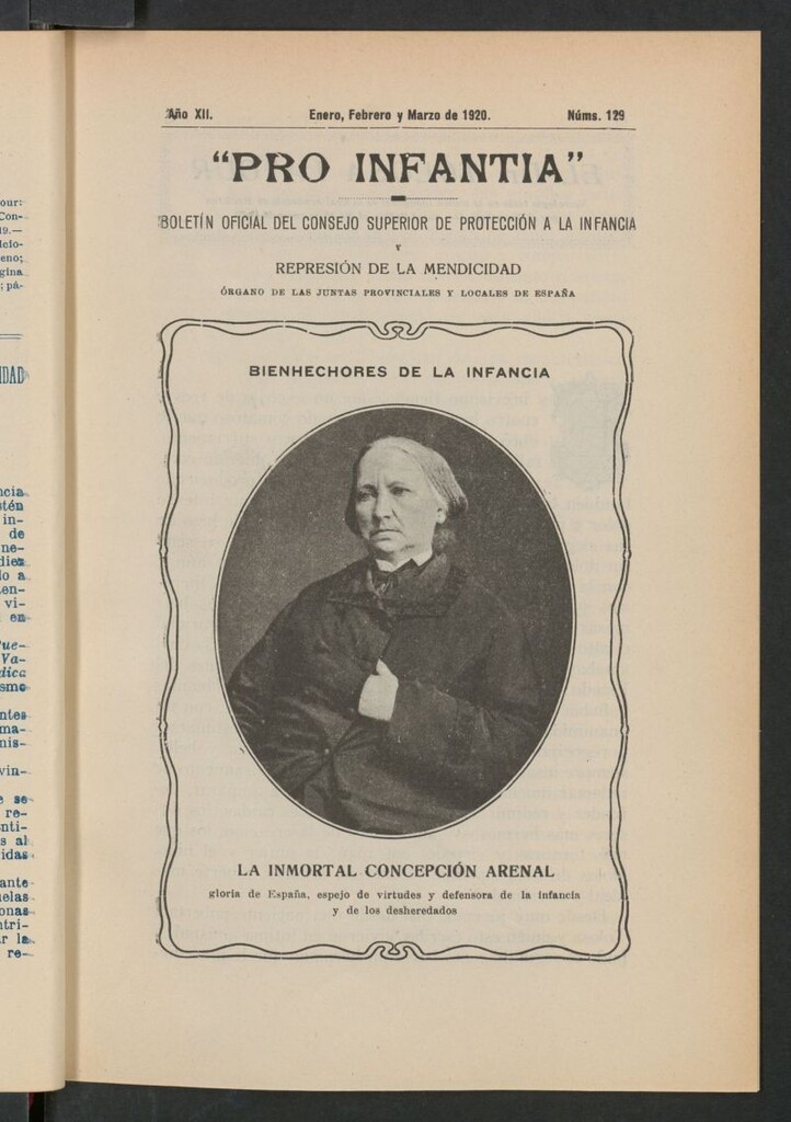 Miniatura de Pro Infantia : boletín del Consejo Superior de Protección a la Infancia y Represión de la Mendicidad. Nº 129
