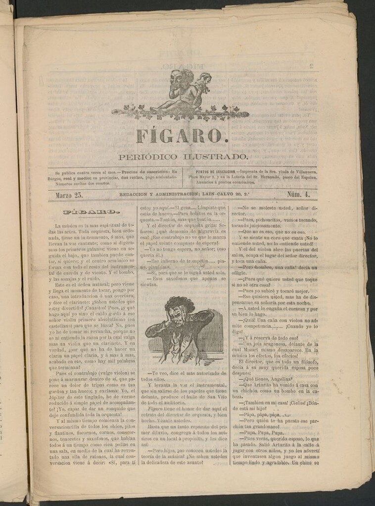 Miniatura de Fígaro : periódico ilustrado del 23 de marzo de 1879