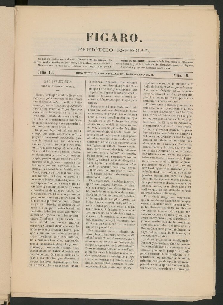 Miniatura de Fígaro : periódico ilustrado del 13 de julio de 1879