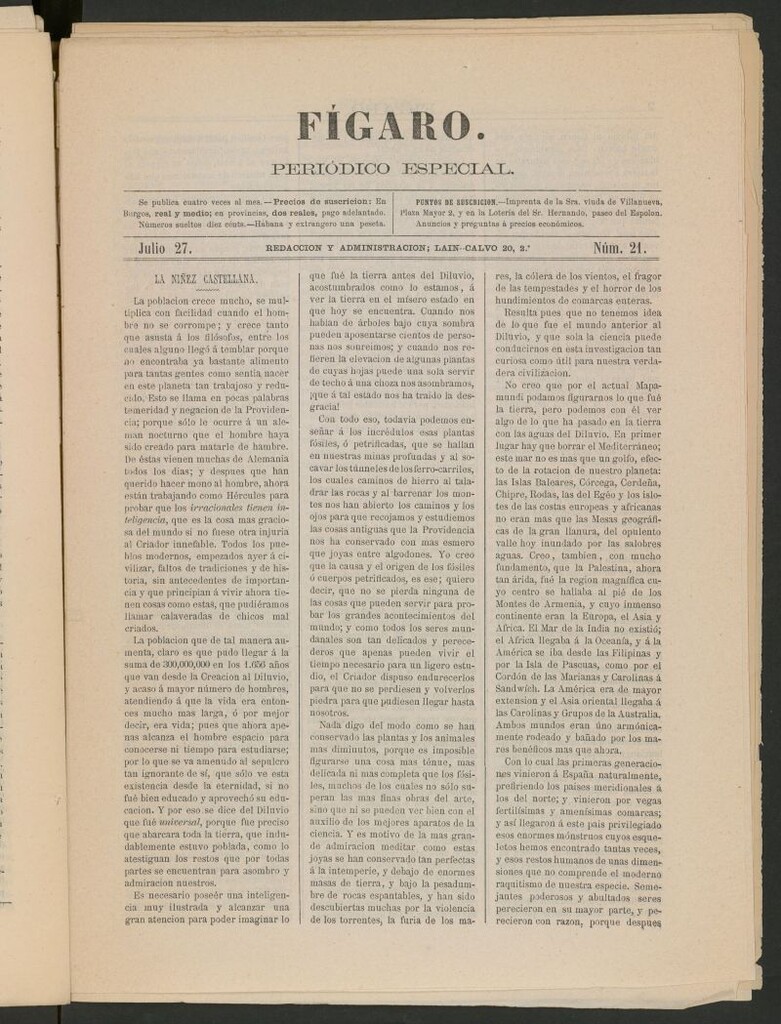 Miniatura de Fígaro : periódico ilustrado del 27 de julio de 1879