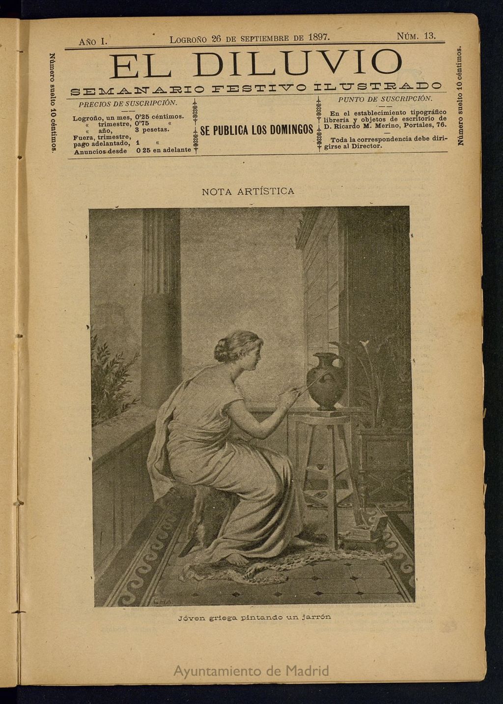 Miniatura de El Diluvio : semanario festivo ilustrado del 26 de septiembre de 1897
