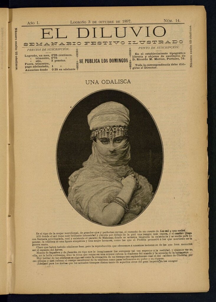 Miniatura de El Diluvio : semanario festivo ilustrado del 3 de octubre de 1897