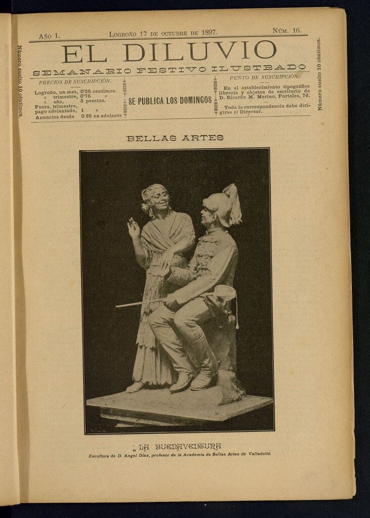 Miniatura de El Diluvio : semanario festivo ilustrado del 17 de octubre de 1897